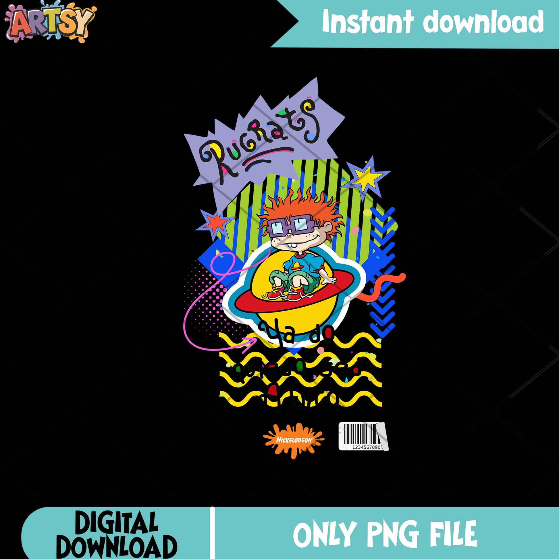 Rugrats png, Chuckie Finster png, Nickelodeon png