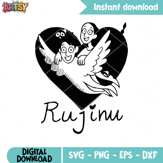 Rumi jinu in love svg, rumi jinu svg, jinu saja boys svg