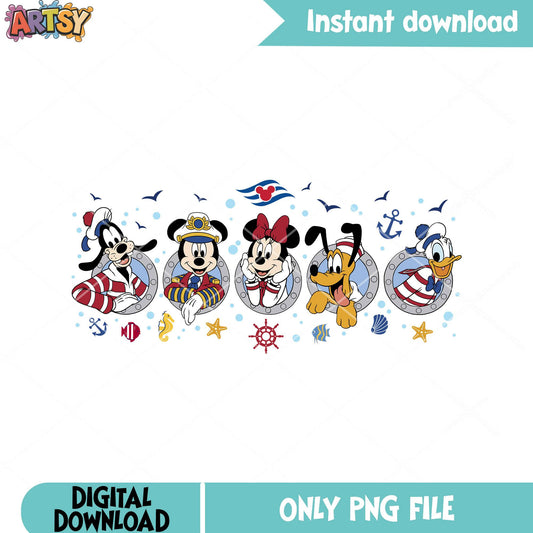 Sailor disney character png, disney cruise line png, disney trip png