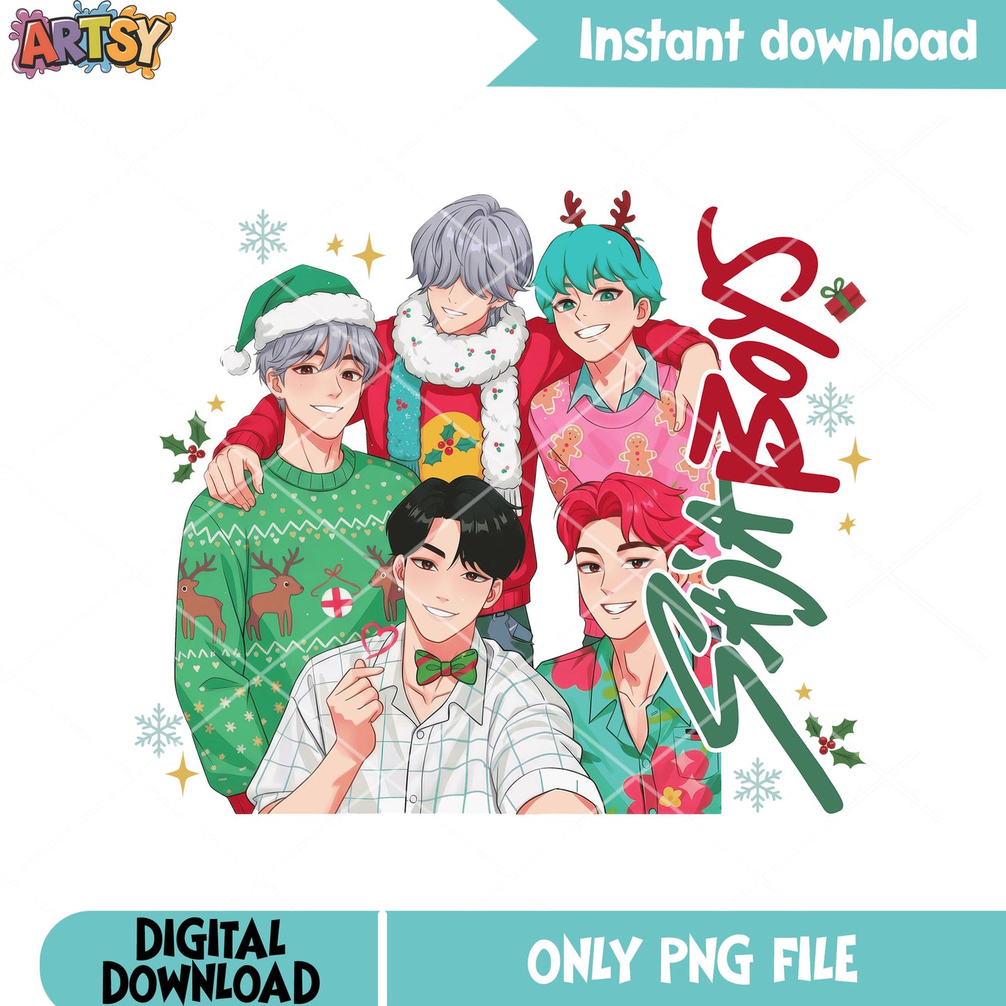 Saja boys costume noel png, jinu saja boys png, kpop demon hunters png