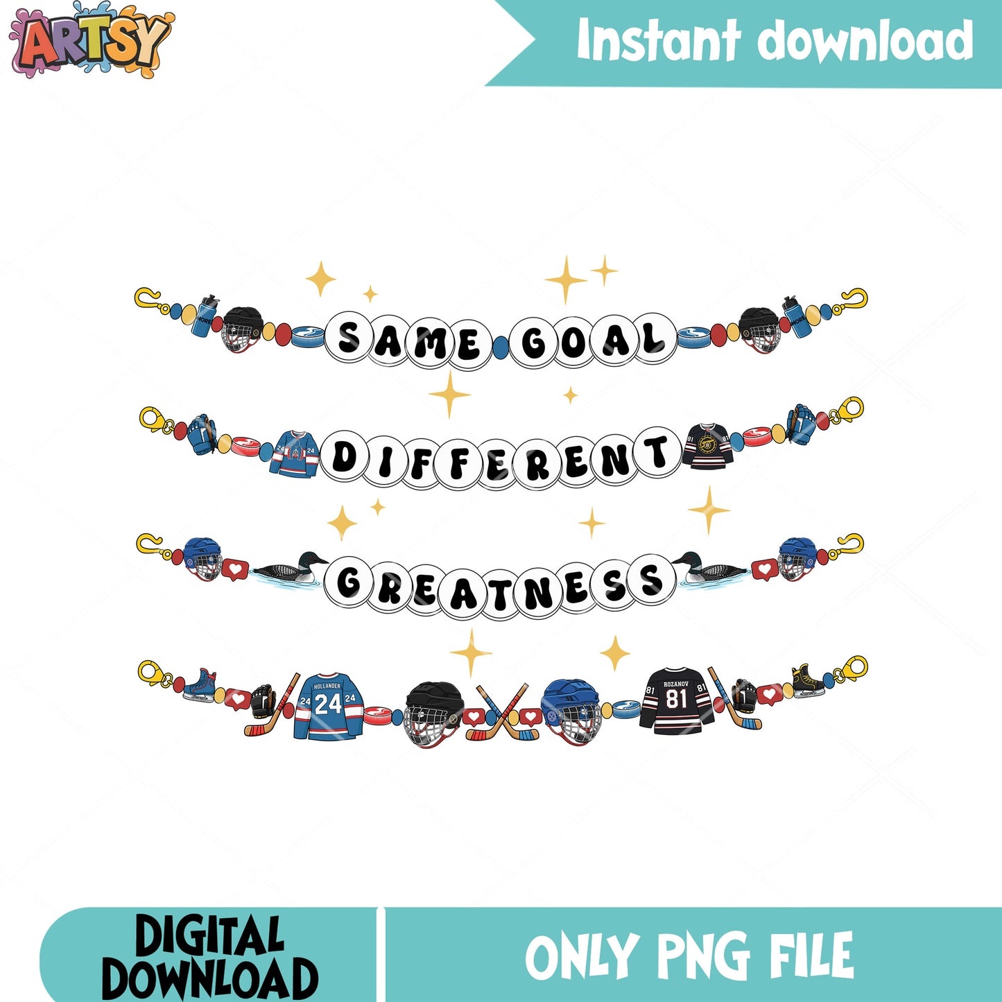 Same goal bracelet hockey png, hockey gifts png, gay movie png