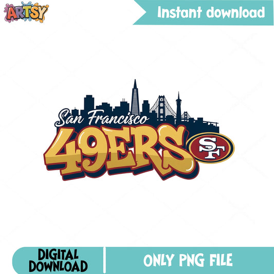 San Francisco 49ers PNG, NFL Football Team PNG, Niners PNG