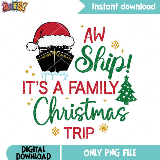 Santa cruise ship xmas png, disney cruise png, disney trip png