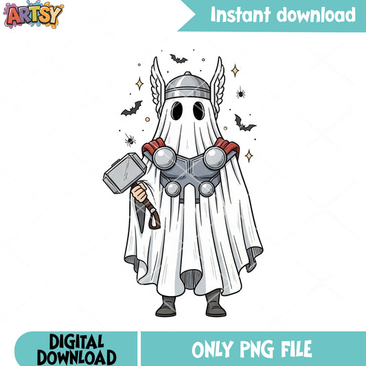 Scary Ghost Costume png, scary halloween night png, marvel halloween png (2)
