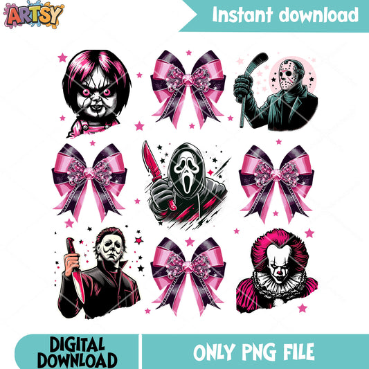 Scary horror character png, jason vorheez png, halloween scary png