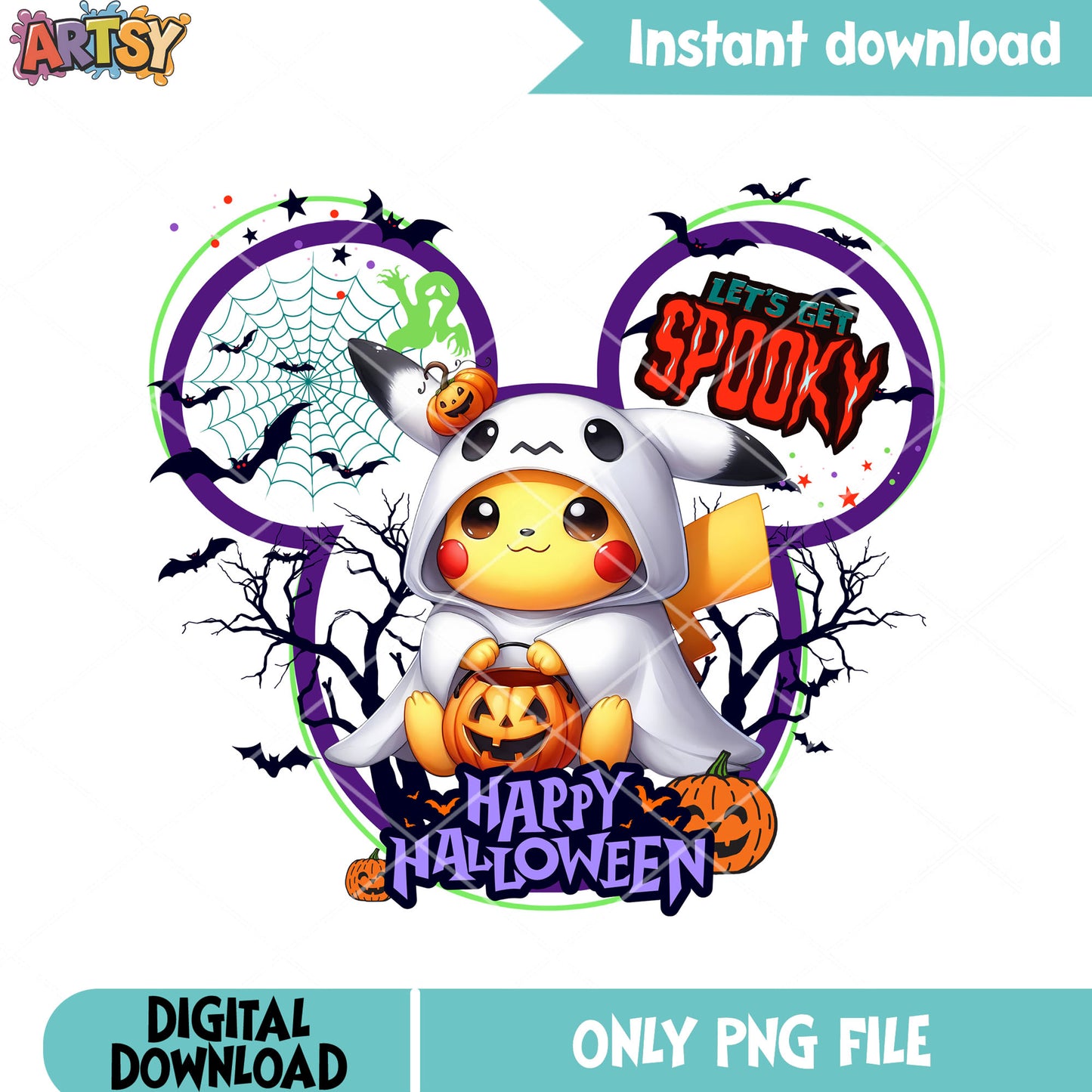 Scary pumpkin png, nintendo halloween png, blanket ghost png