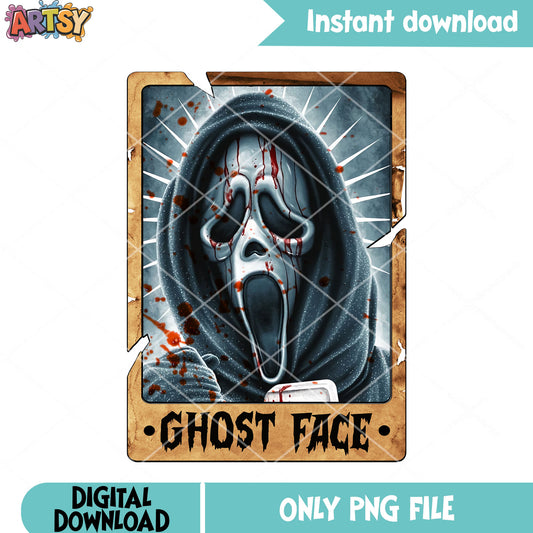 Serial killer white mask png, ghost face png, scream movies png