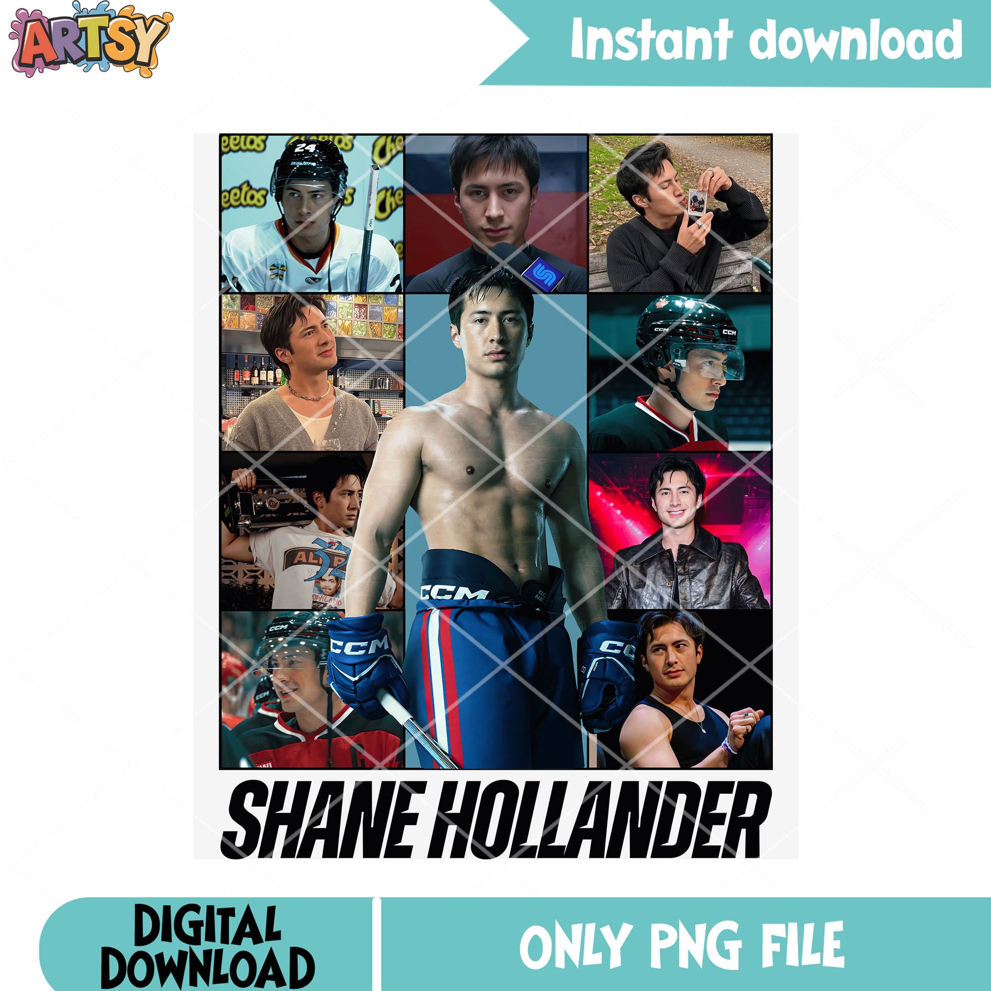 Shane naked poster hollander png, team hollander png, shane hollander png
