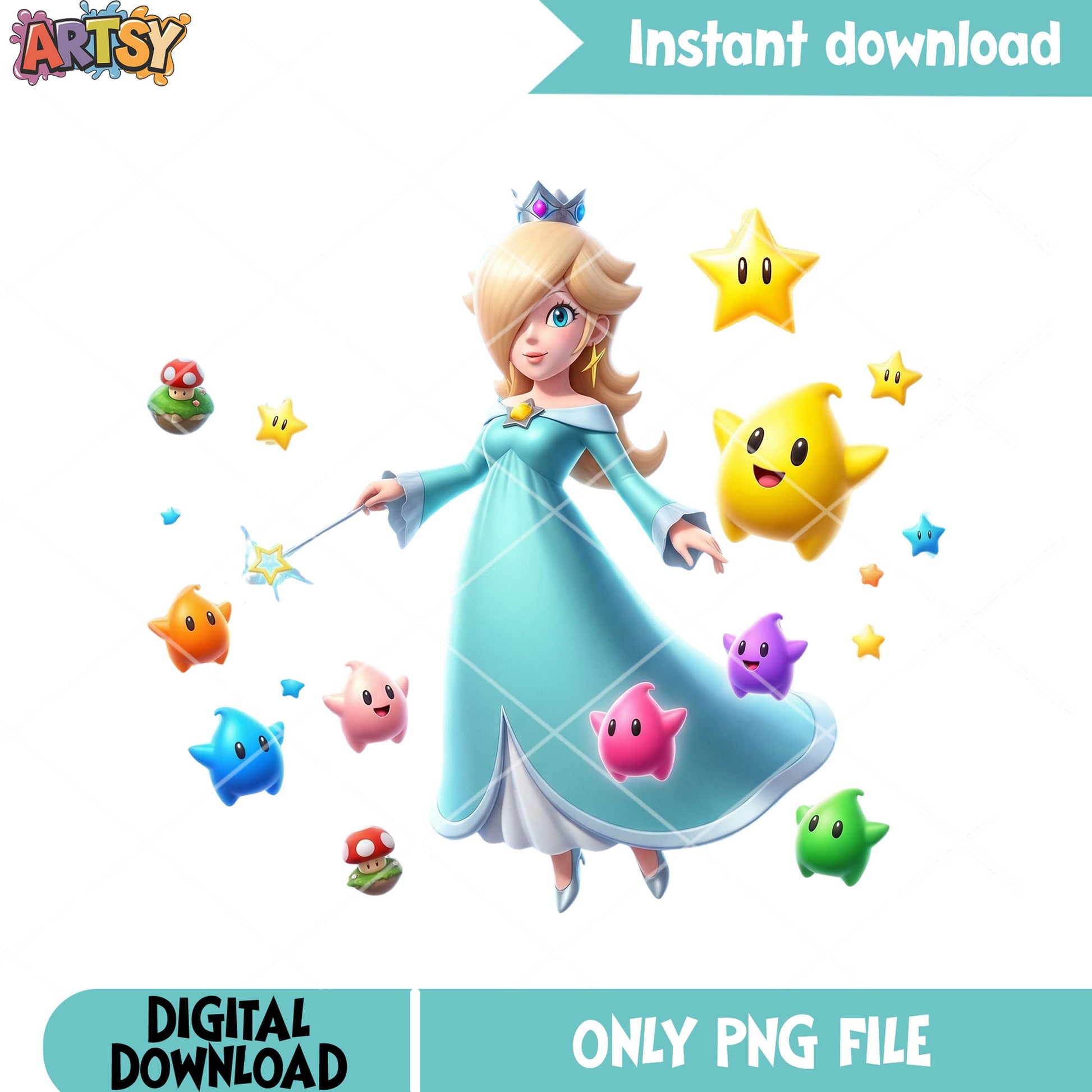 She love luma rosalina png, rosalina princess png, mario poster png
