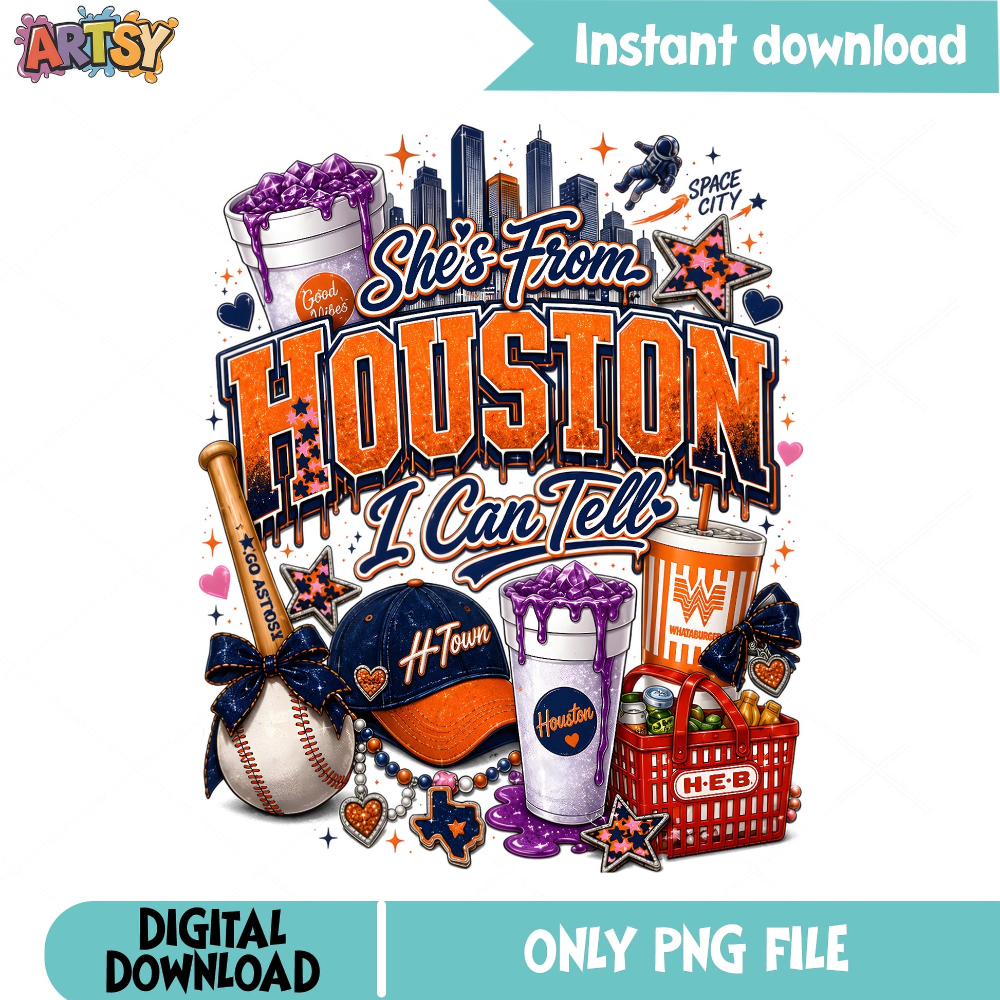 Shes From Houston I Can Tell PNG, Astros Baseball PNG, Houston Texas PNG