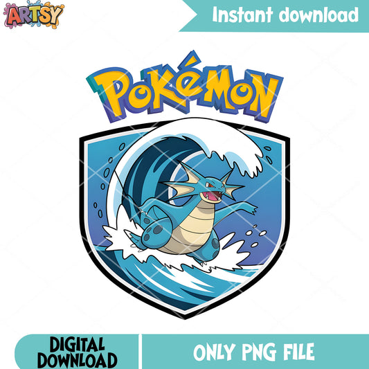 Shield seadra pokemon poster png, pokemon Seadra png, nintendo png