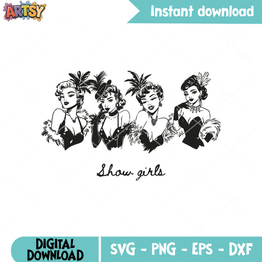 Showgirl black girl svg, showgirl taylor swift svg, ts12 taylor svg