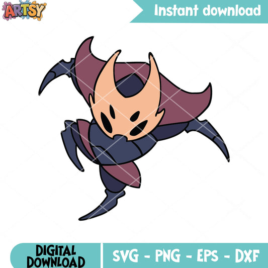 Silksong boss cute svg, indie game svg, silksong indie svg