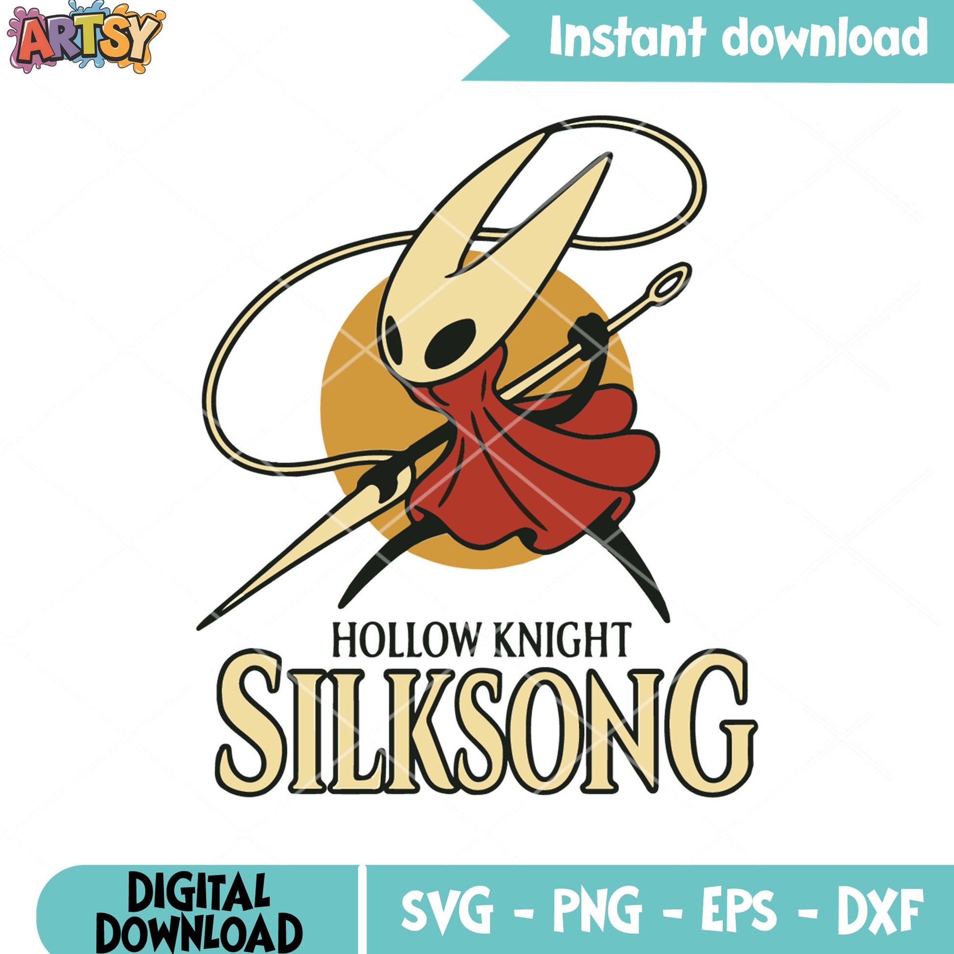 Silksong game hornet svg, hollow knight fanart svg, silksong svg