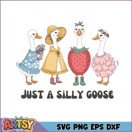 Silly Goose SVG Cut File