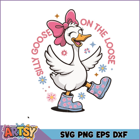 Silly Goose SVG On the Loose Design