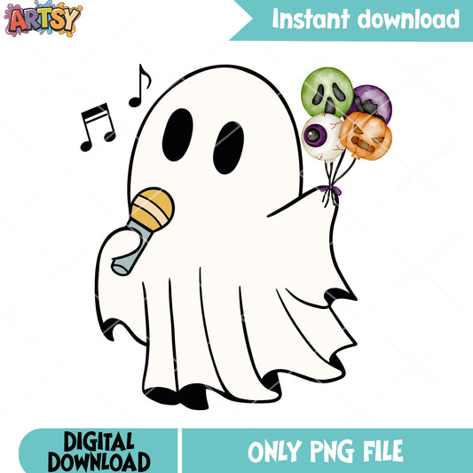 Singer th blanket png, balloon mystery​ png, halloween scary png