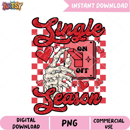 Single Season Valentine Png, Skeleton Hand Png, Valentines Png