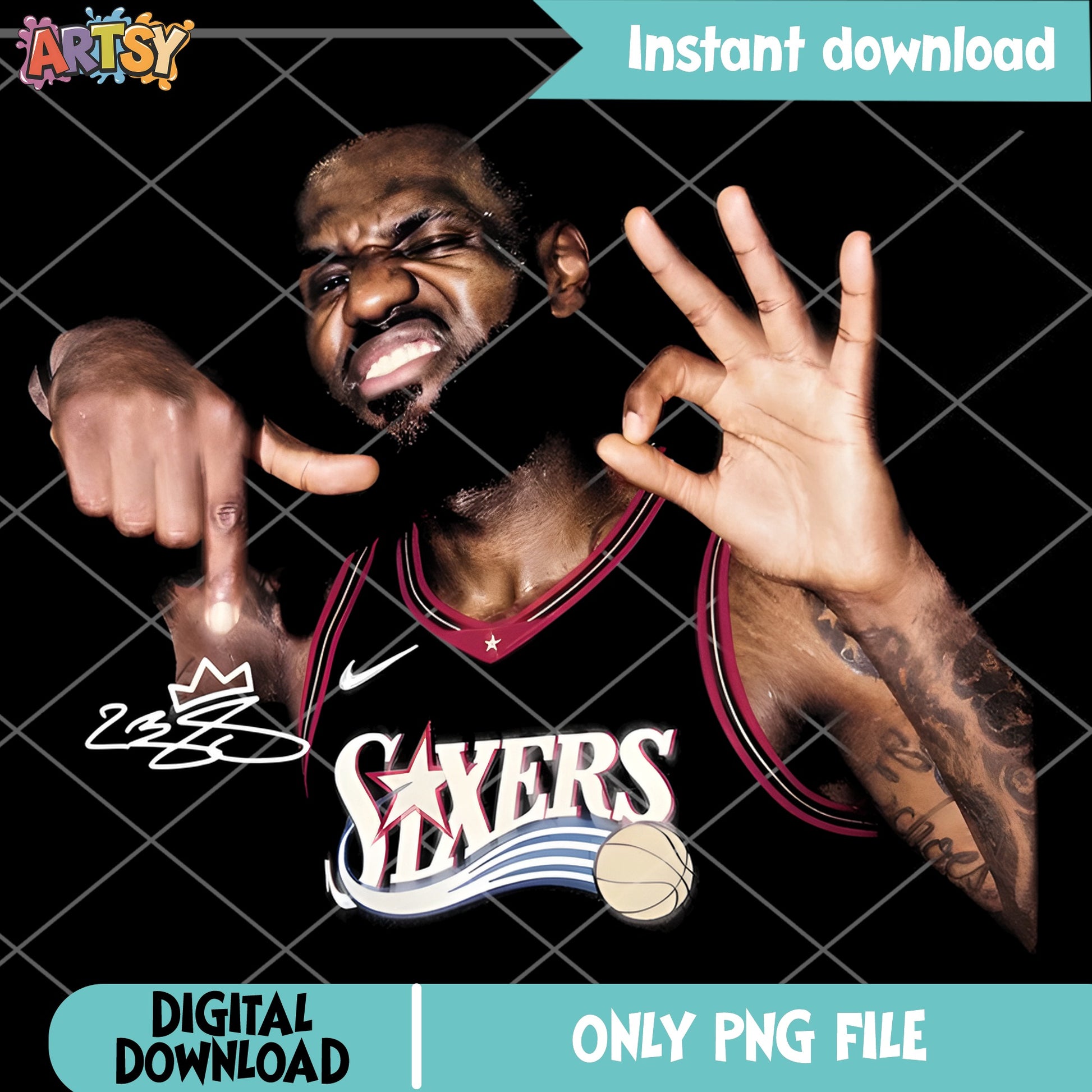 Sixers Basketball Player PNG, NBA Philadelphia PNG, Basketball PNG