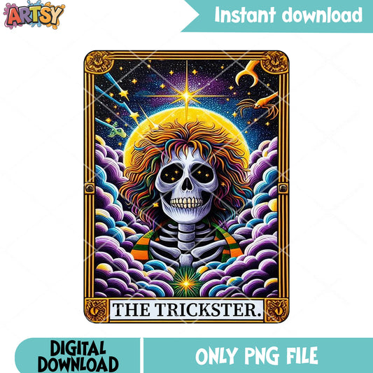Skeleton enlightenment spng, stary night png, halloween night png
