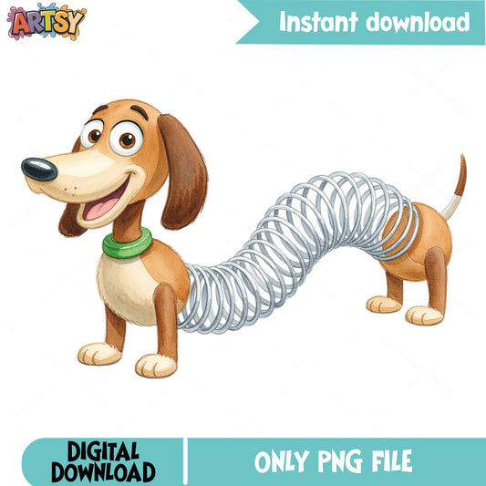 Slinky Dog PNG Toy Story, Disney Pixar PNG, Toy Story PNG