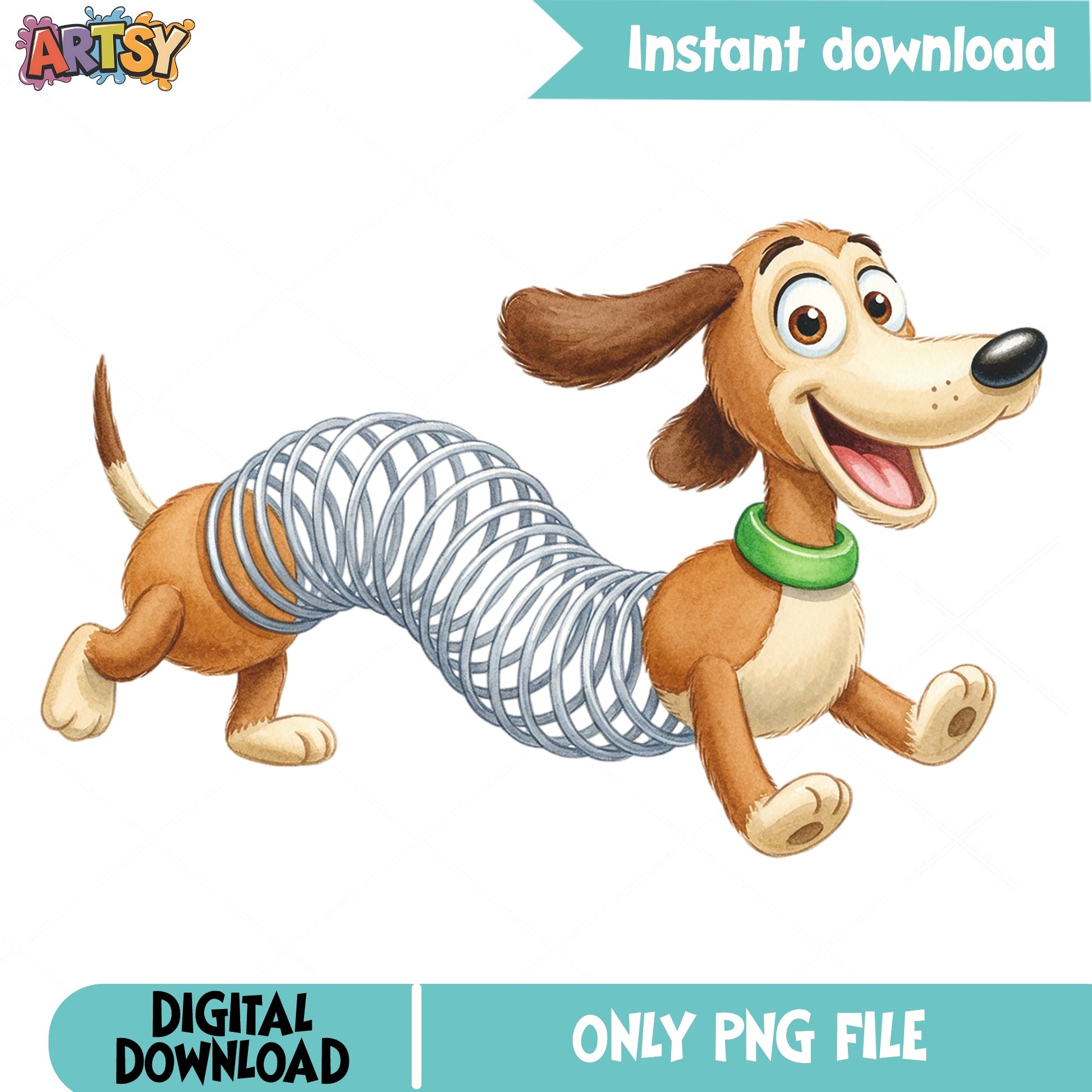 Slinky Dog Toy Story PNG, Disney Pixar Clipart PNG, Toy Story PNG