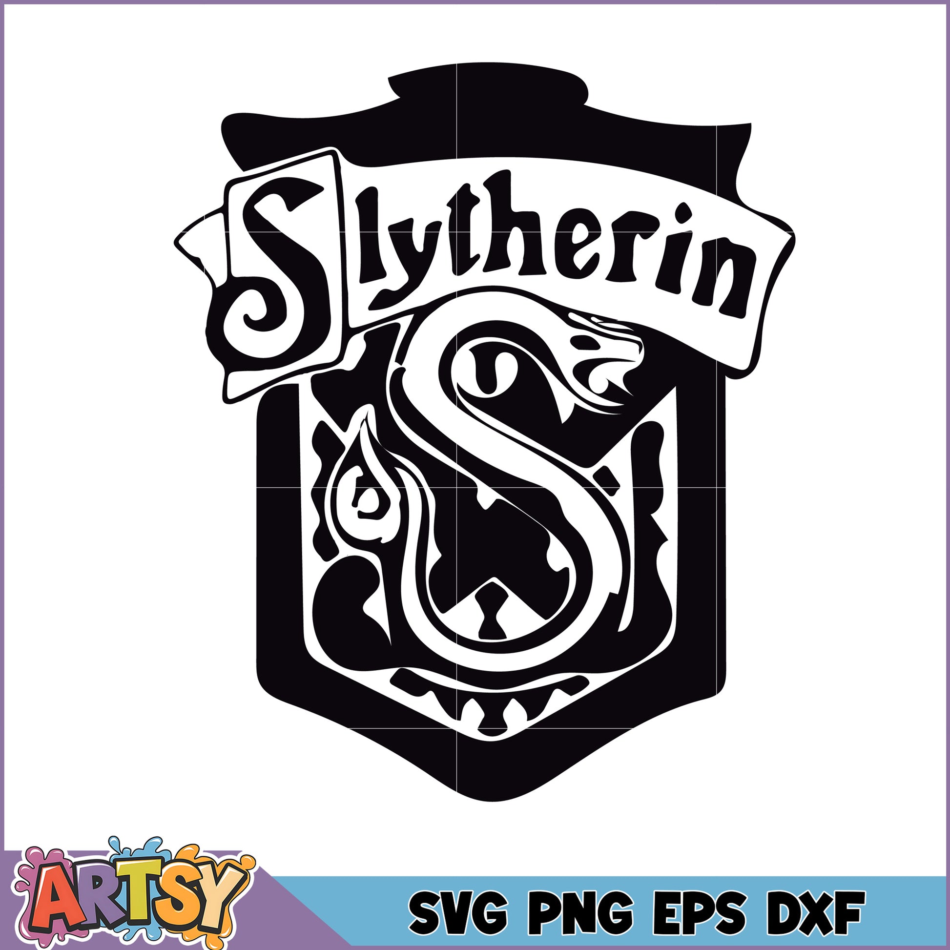 Slytherin Crest SVG Cut File