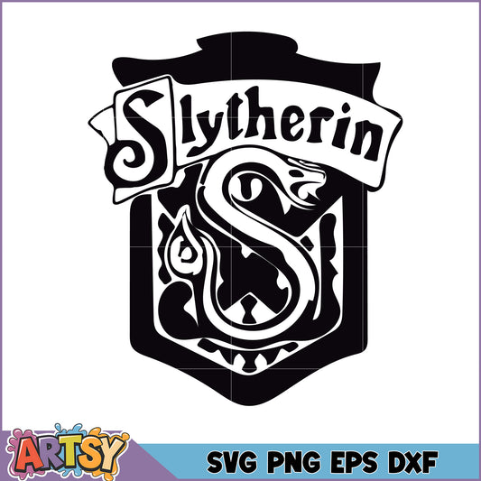 Slytherin Crest SVG Cut File