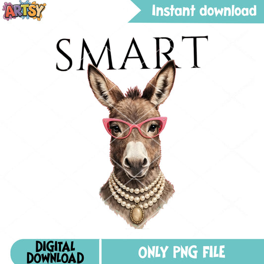 Smart Donkey Quotes png, Funny Donkey png, Donkey Quotes png