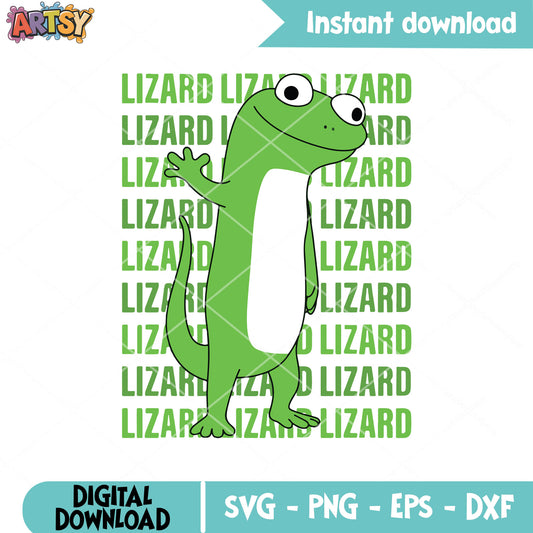 Smile lizard meme svg, lizard lizard lizard svg, viral frog meme svg