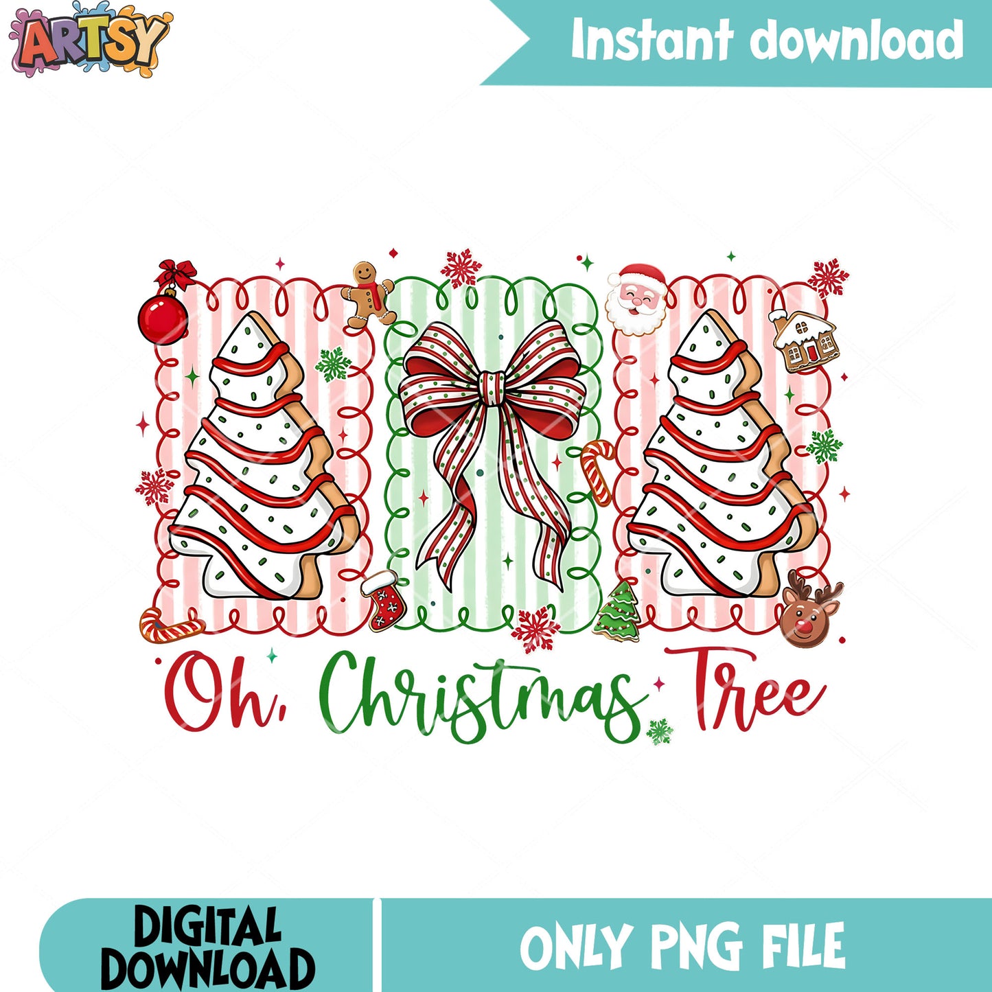 Snack for santa png, christmas tree cookies png, merry christmas png