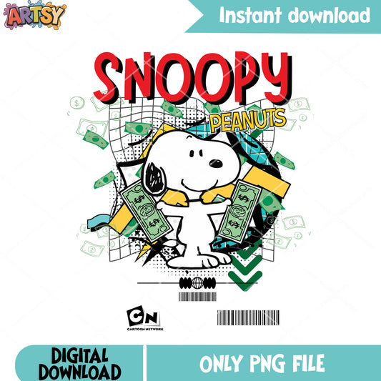Snoopy dog peanuts png, cartoon snoopy png, snoopy dog png