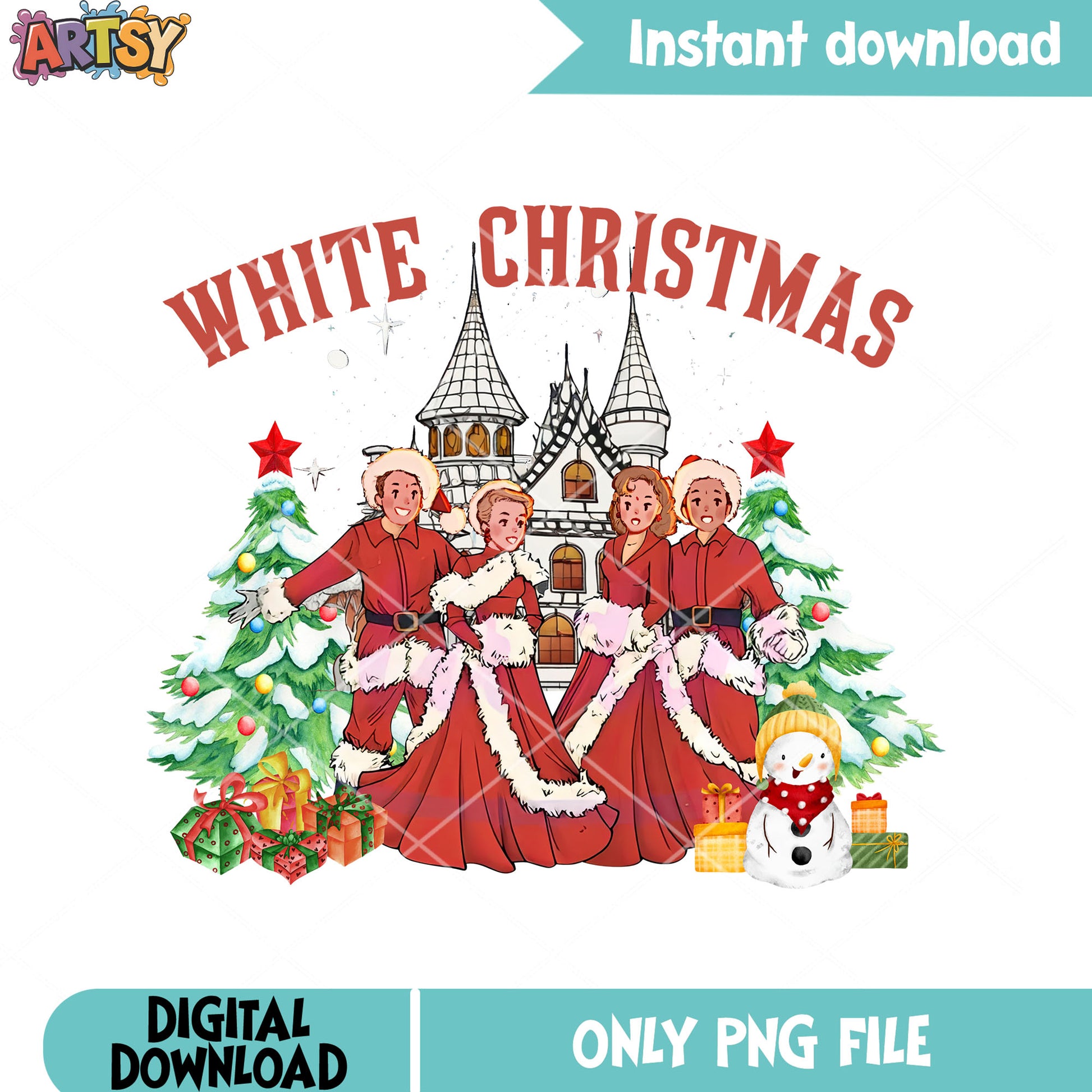 Snow christmas flims png, christmas tree png, christmas movies​ png