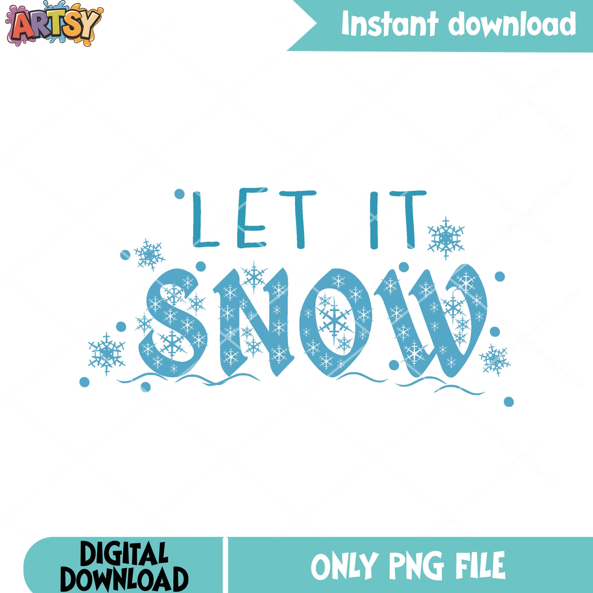 Snow christmas is great png, christmas poster png, merry christmas png