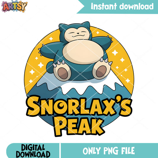 Snow mountain snorlax png, pokemon snorlax png, nintendo switch png