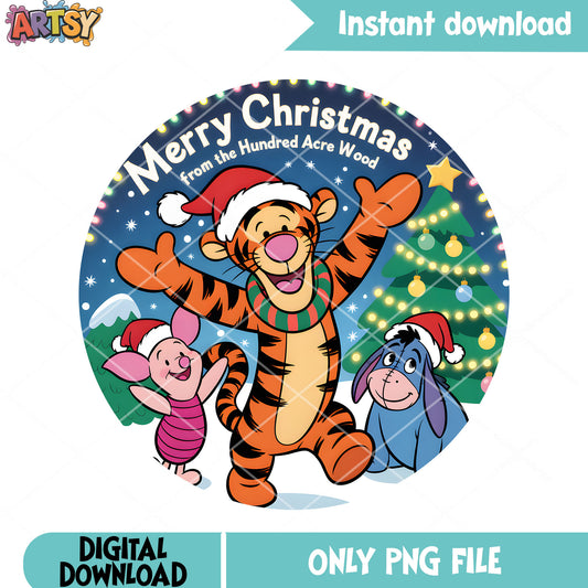 Snow tiger pooh and friends png, pooh friends png, disney tiger png