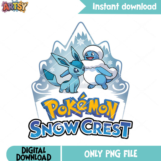 Snow vibes pokemon png, oriental light and magic png, pokemon glaceon png