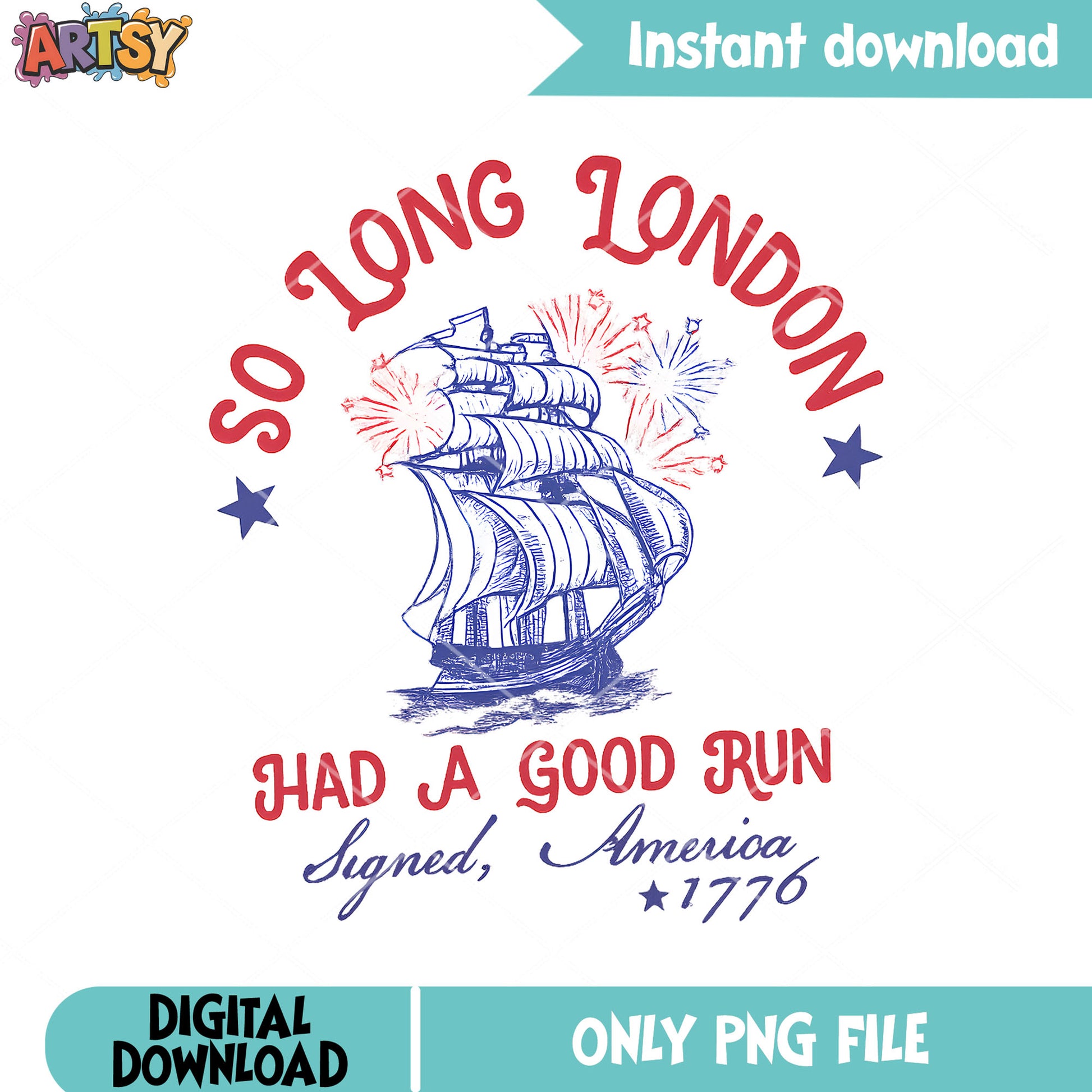 So Long London Png, 4th of july png, So Long London png