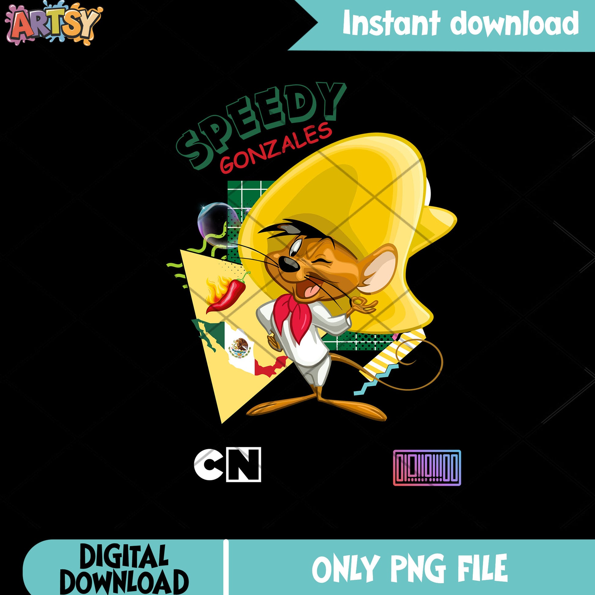 Speedy Gonzales png, Looney Tunes png, Fastest Mouse in All Mexico png