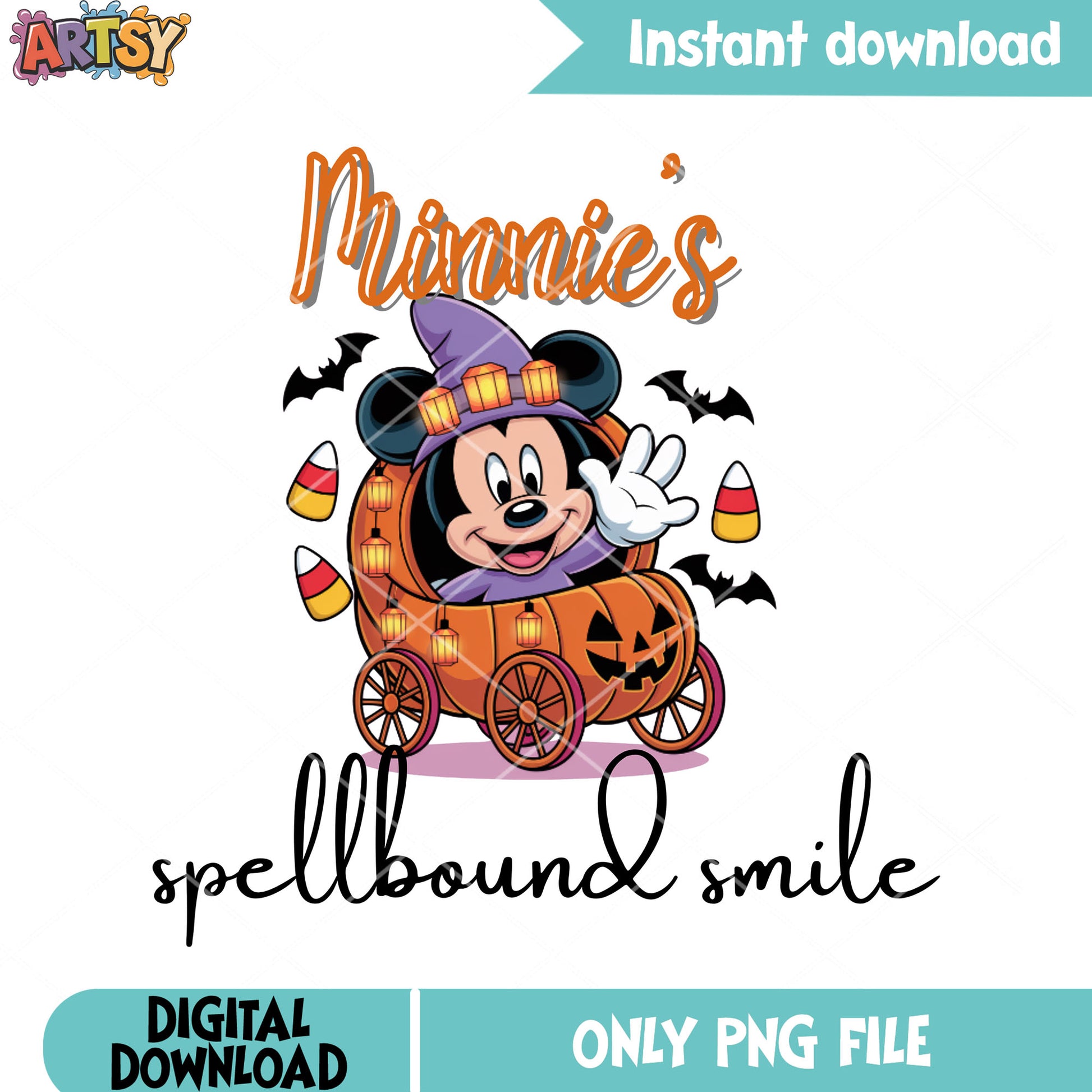 Spell bound smile png, pumpkin carriage png, jack o lantern png
