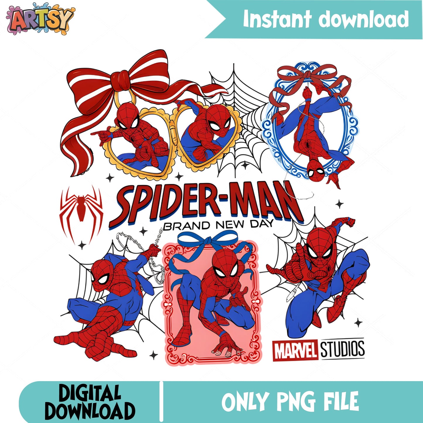 Spider-Man Brand New Day PNG Bundle, Marvel PNG, Superhero PNG