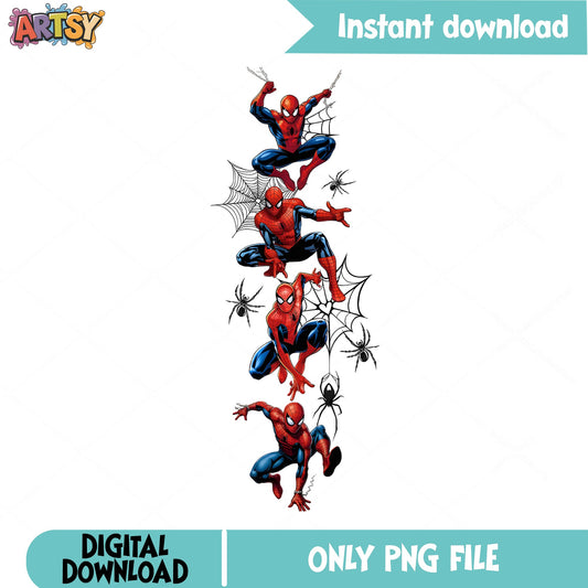 Spiderman Bundle PNG, Marvel Superhero PNG, Spider-Man PNG