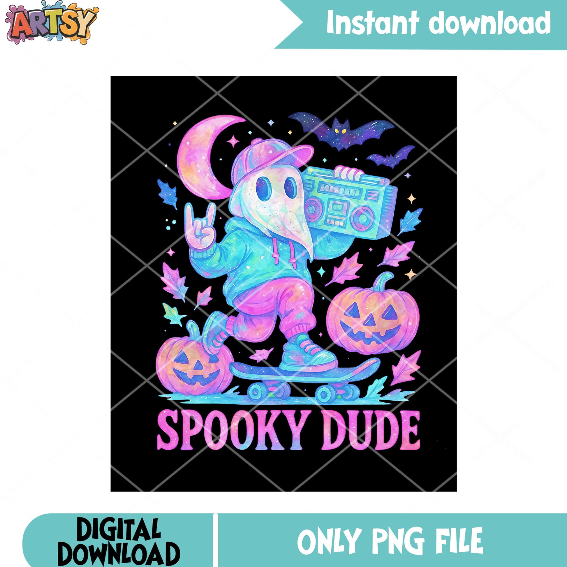 Spooky dude png, halloween night png, halloween pumpkin png