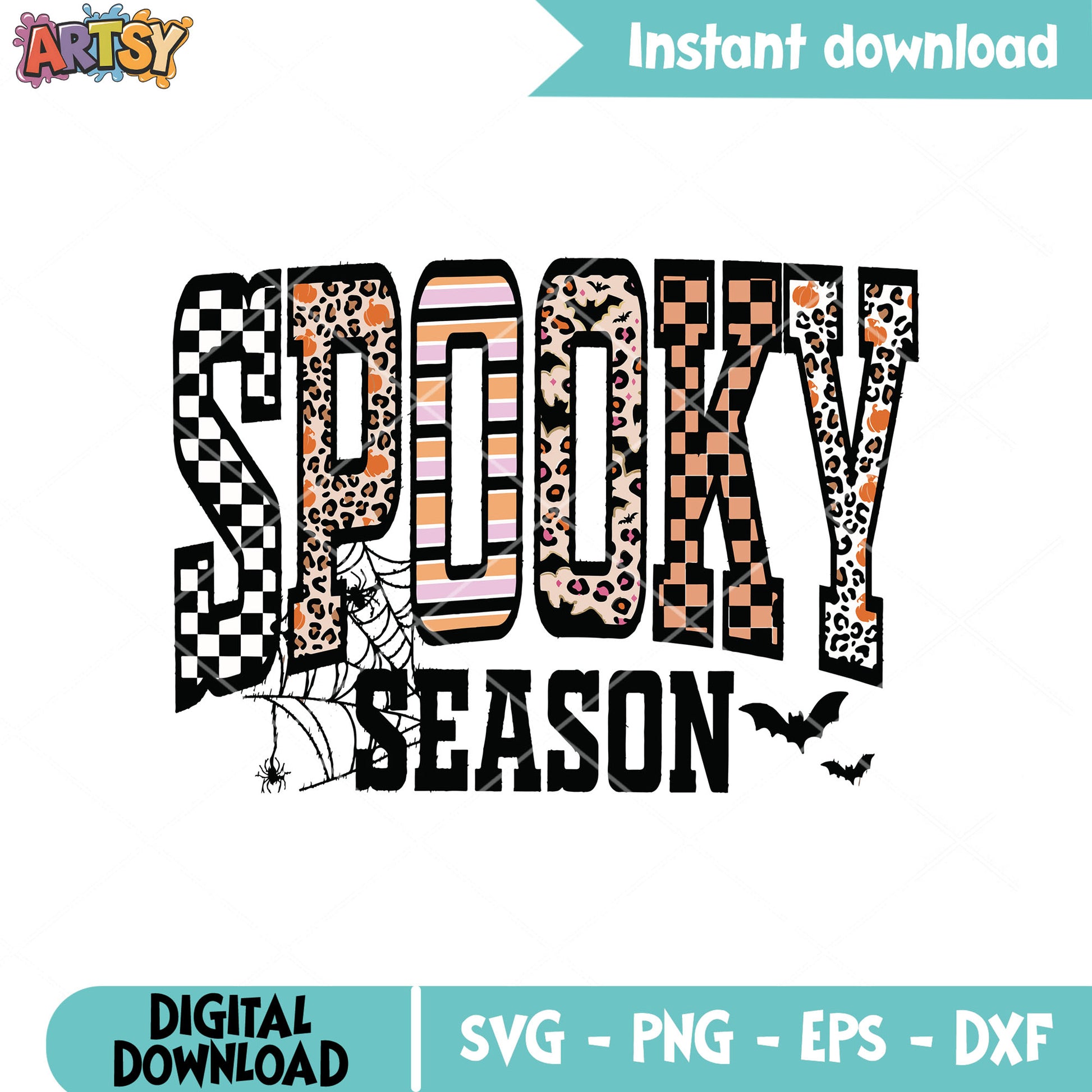 Spooky horror season svg, spooky halloween svg, halloween season svg