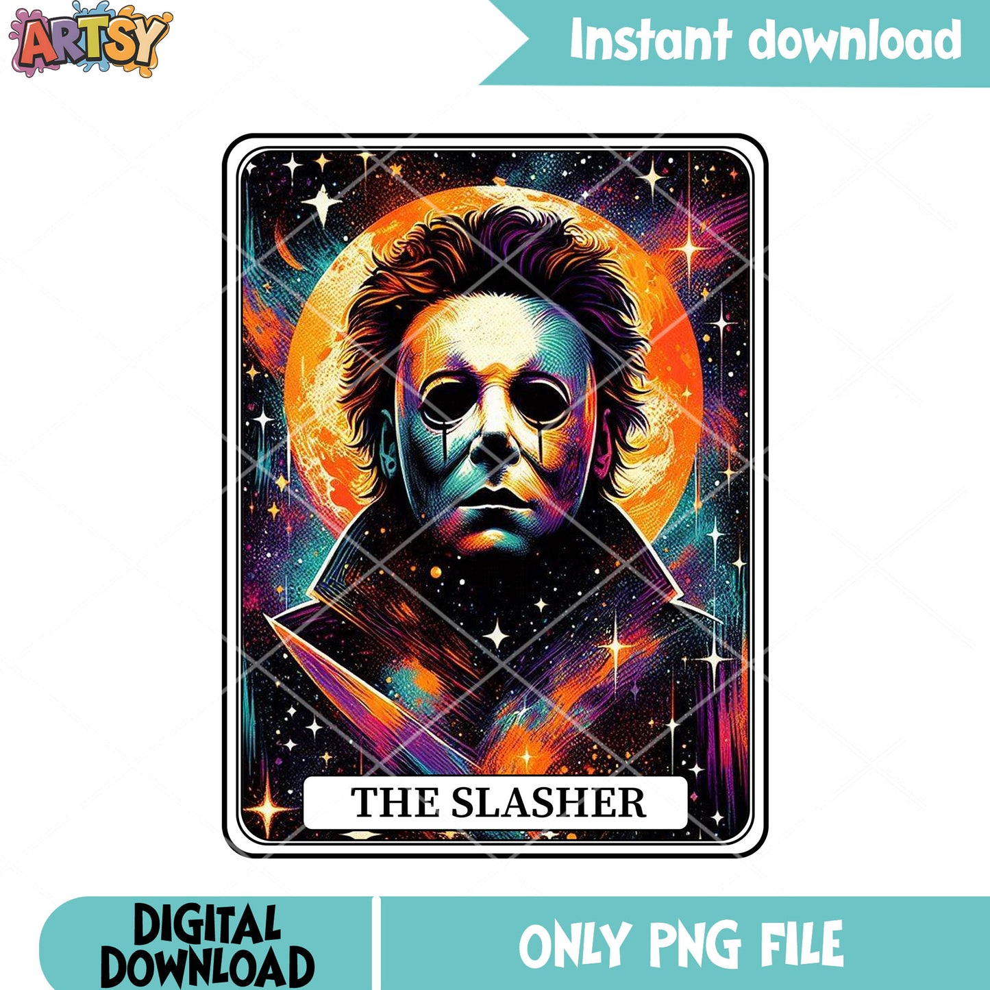 Spooky killer Michael  png,full moon night png, halloween movies png