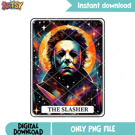 Spooky killer Michael  png,full moon night png, halloween movies png