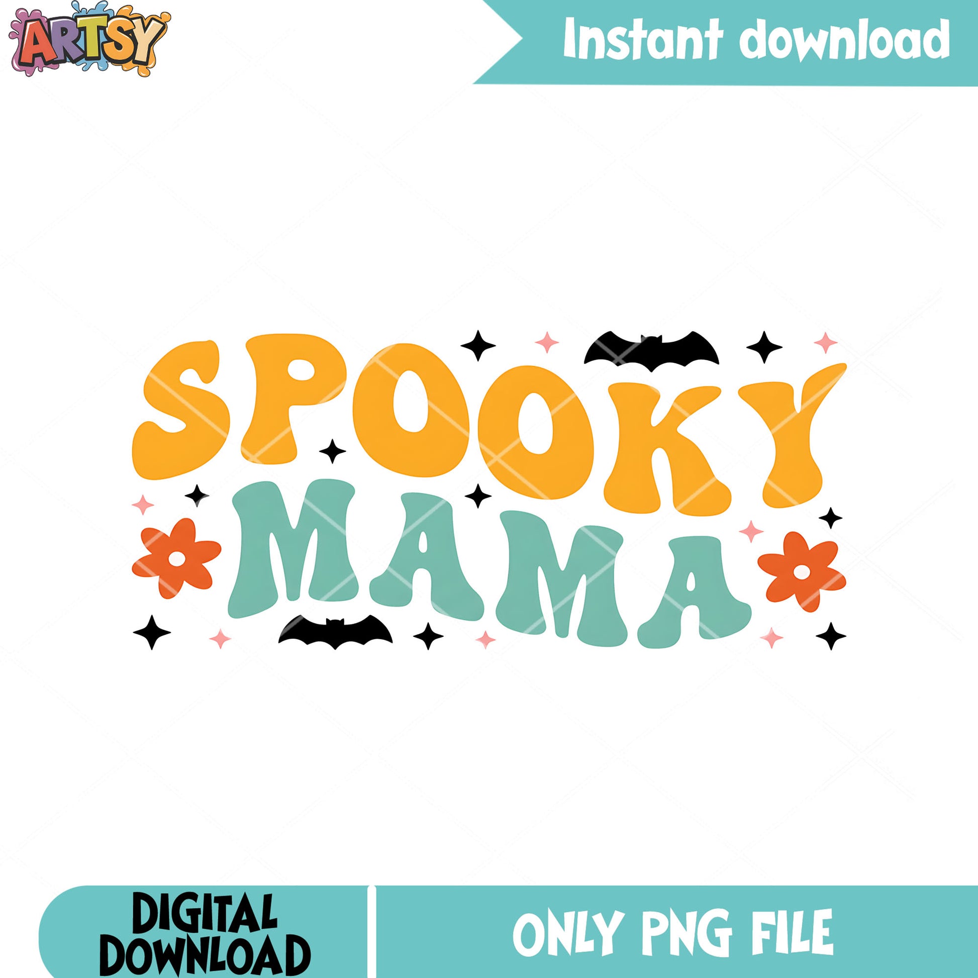 Spooky mama png, scary halloween png, creepy halloween​ png