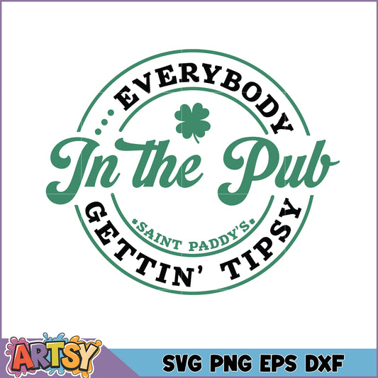 St Patricks Day SVG Pub Design