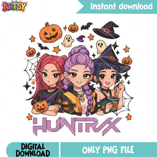 Starry night witches hat png, kpop demon hunter png, huntrix png
