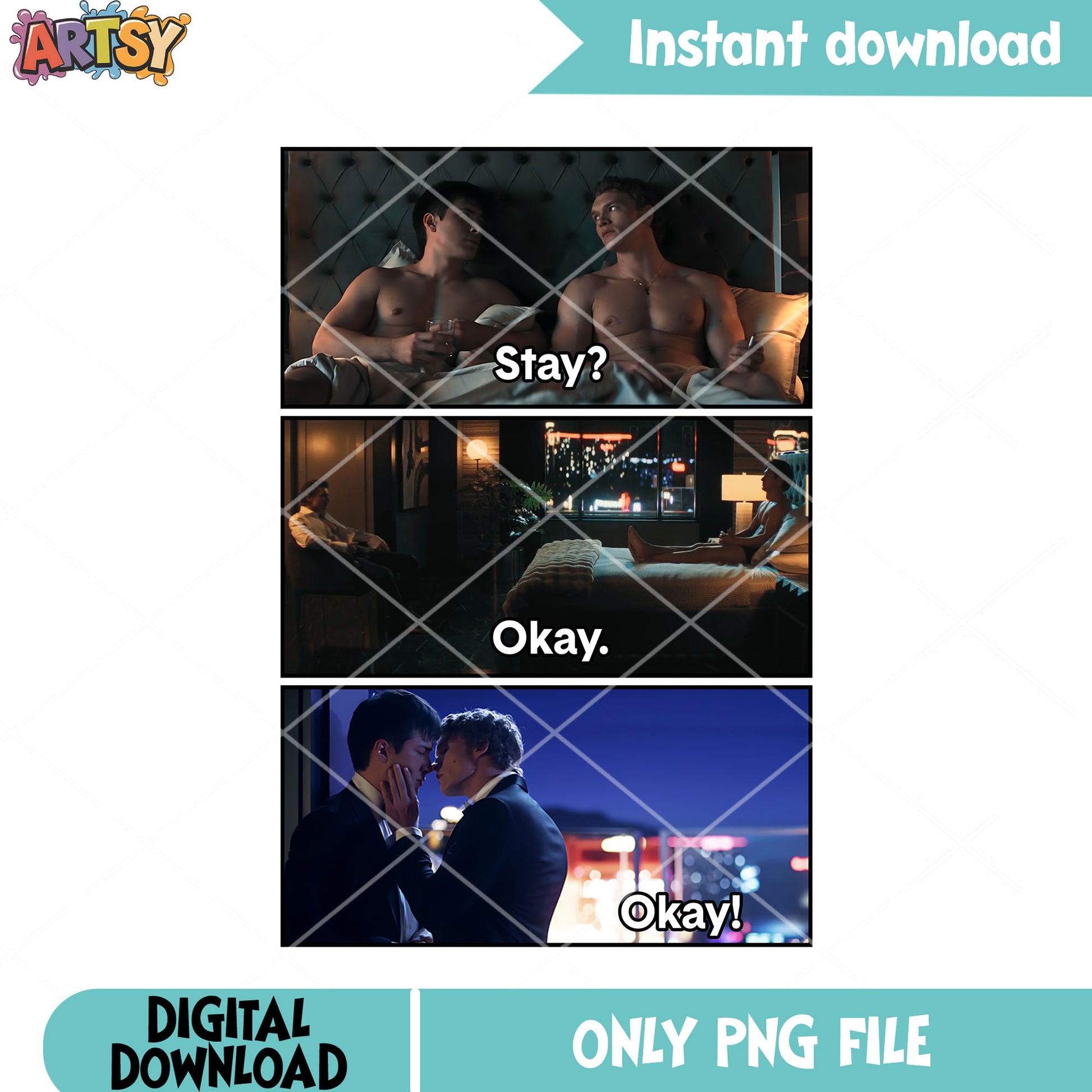 Stay okay and them fck png, shane hollander png, ilya rozanov png